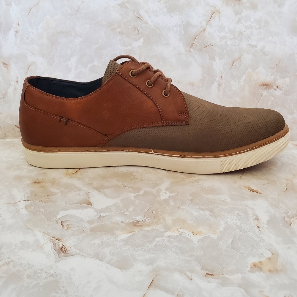 New London Underground Dress Shoes Mens Size 14M Tan Porter Casual Lace Up - Picture 8 of 13
